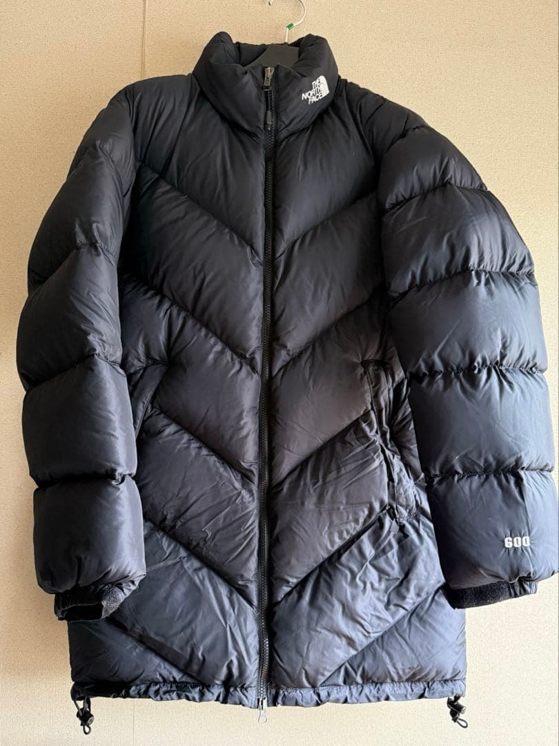 ryuTheNorthFace ロングダウンコート 黒　600フィルパワー