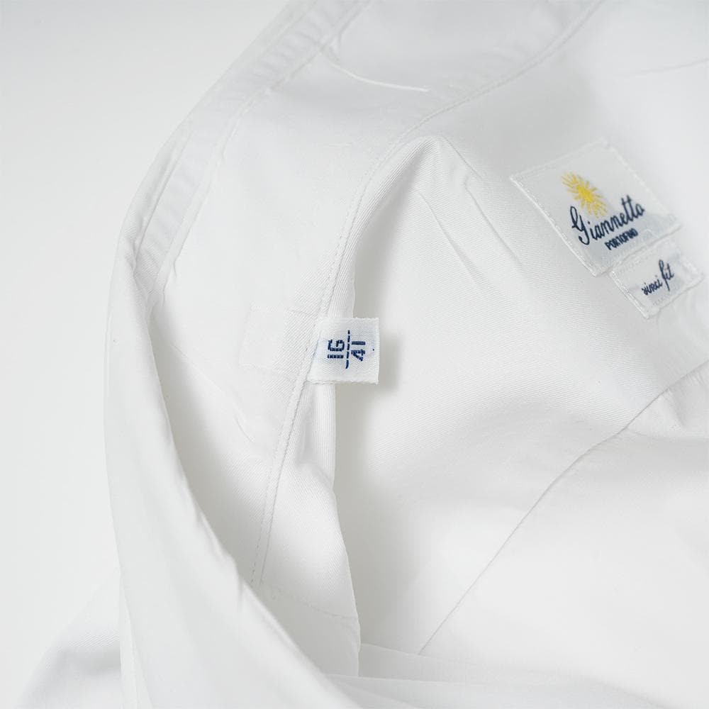 giannetto ジャンネット コットン 長袖シャツ ホワイト 41