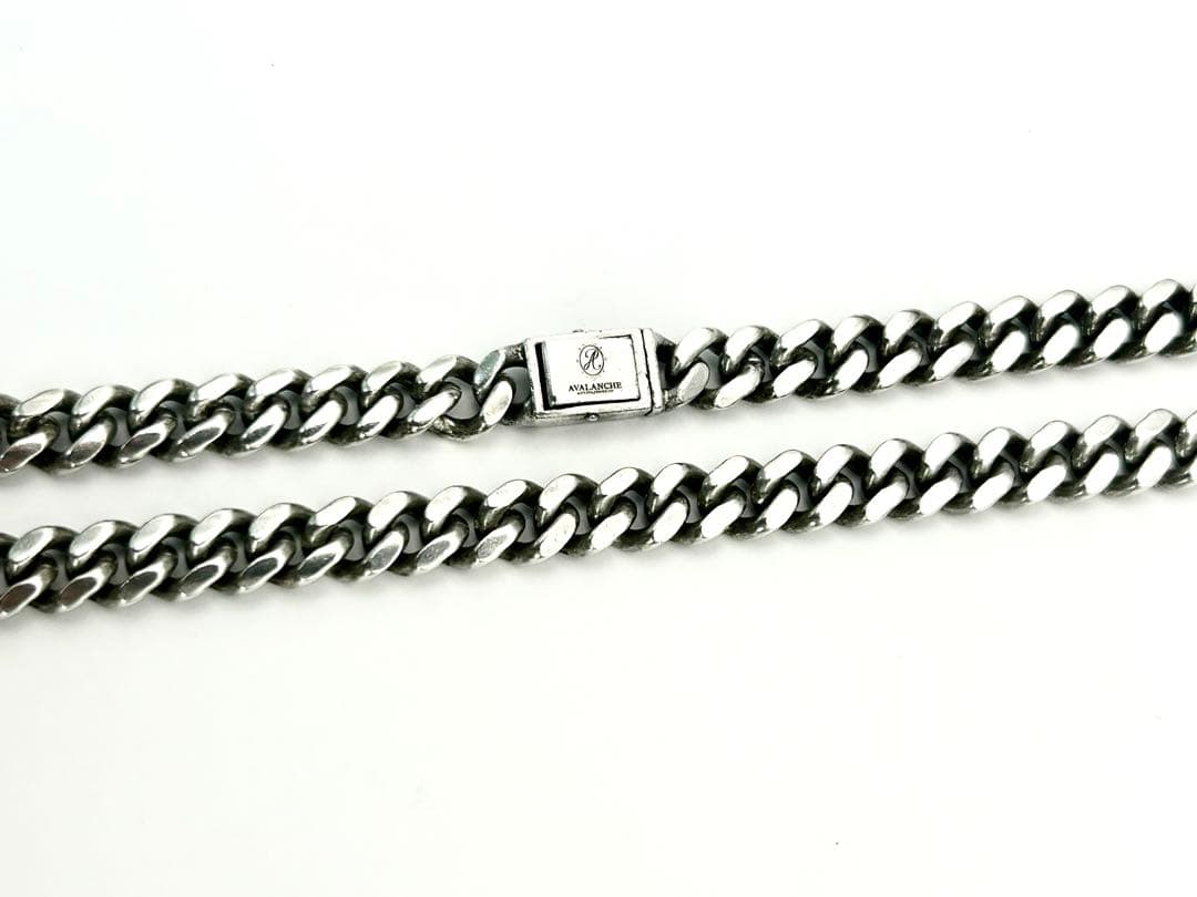 AVALANCHE 6.5mm 50cm マイアミネックレス 喜平 シルバー