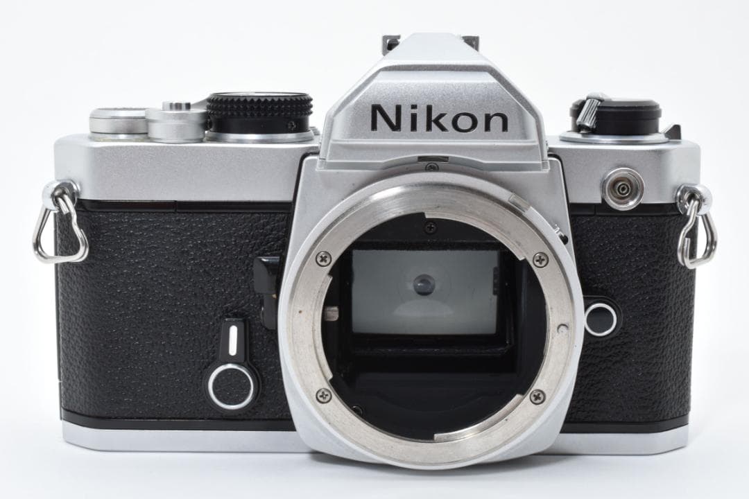 超美品 NIKON FM シルバー フィルムカメラ モルト新品交換済 H044