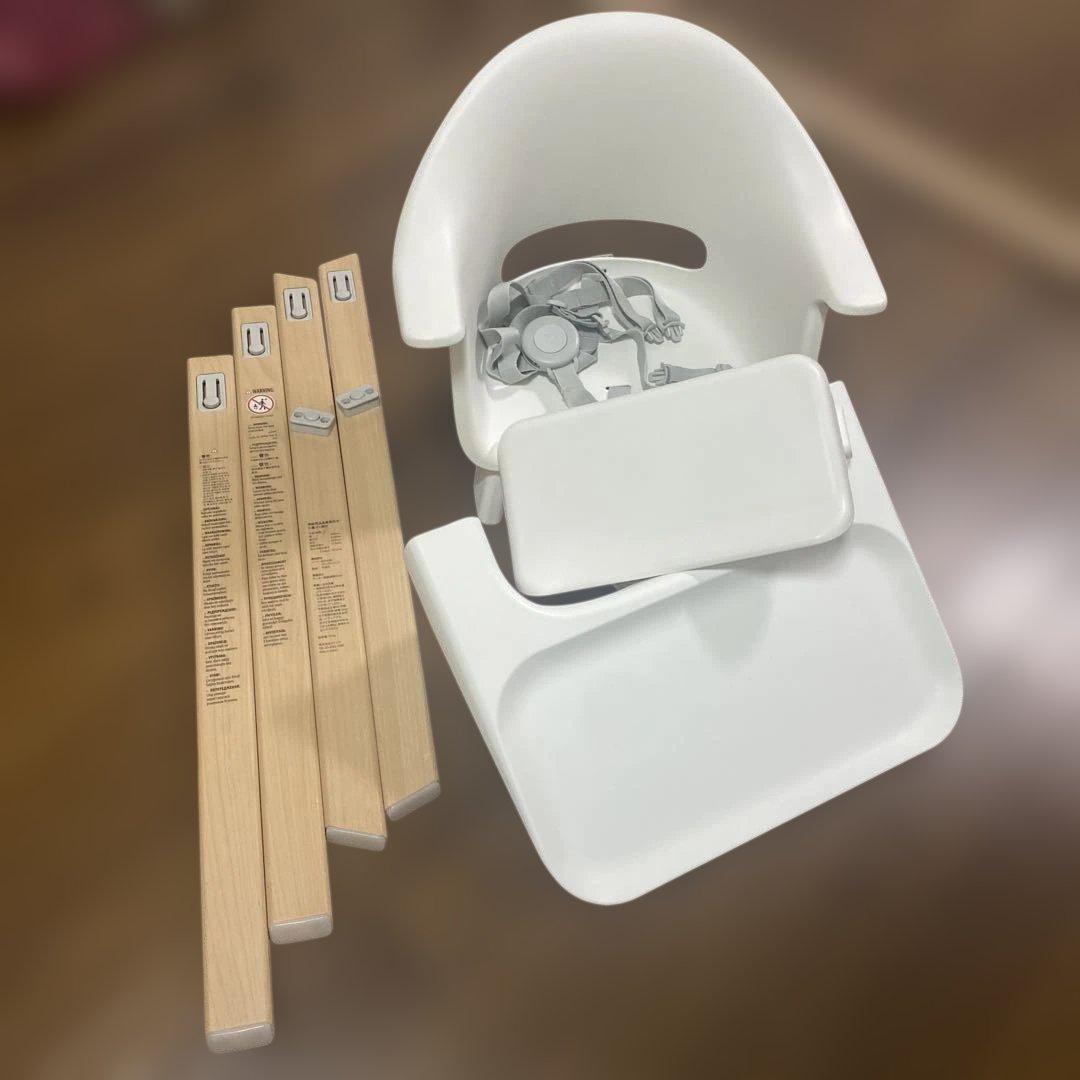 STOKKE ストッケ クリック ハイチェア ホワイト (説明書付き)
