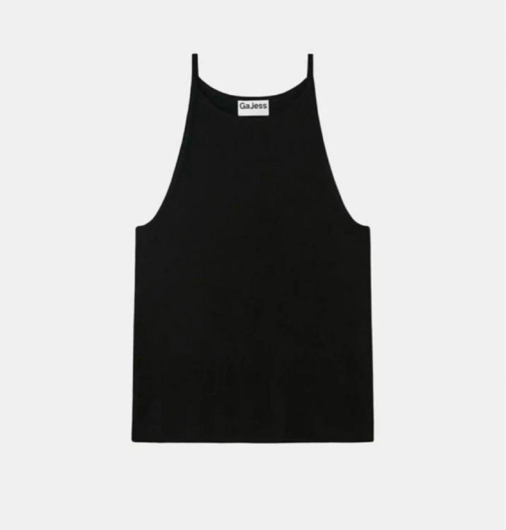 Gajess Glitter Camisole 黒 ブラック
