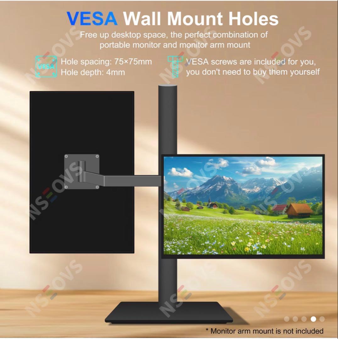 新品未使用NSEOVS 18.5インチ ポータブルモニターFHDモバイルモニター