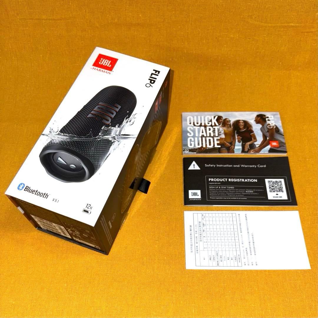 早い者勝ち‼️ JBL FLIP6 Bluetooth スピーカー 屋外でも活躍