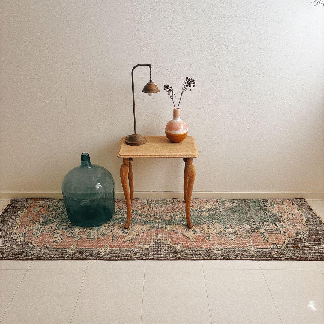 トルコ　ヴィンテージラグ　ランナーラグ