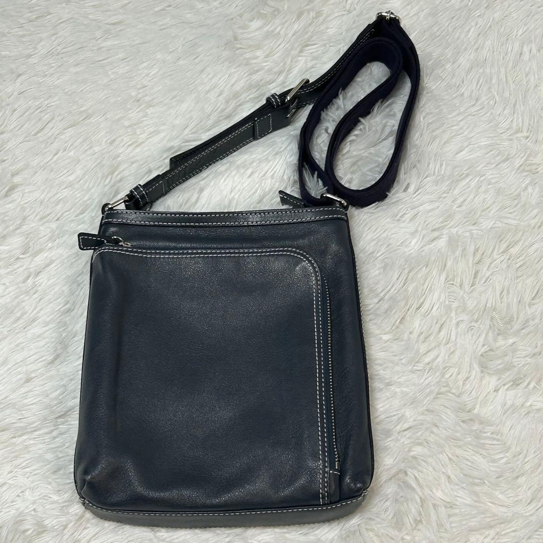 美品kitamura ( キタムラ ) × 高田純次 コラボ ショルダーバッグ