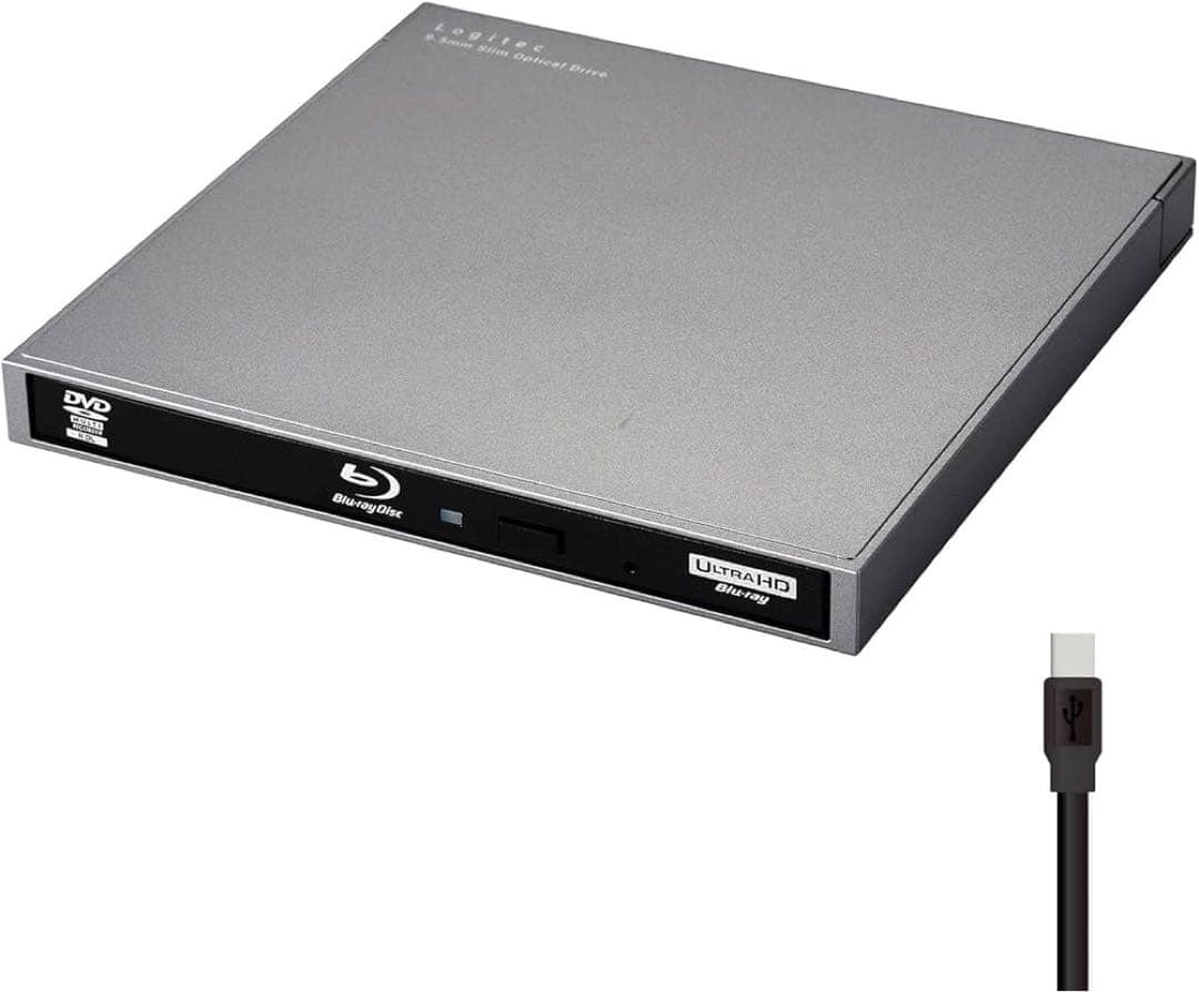 Logitech BDドライブ for Mac Type-C グレー