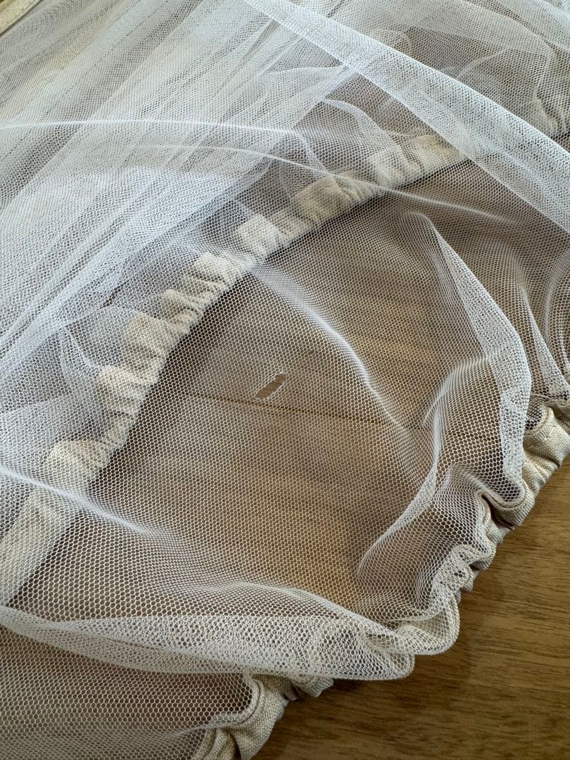 HZDMJ ベビーベッド　カーキ(ベージュ)