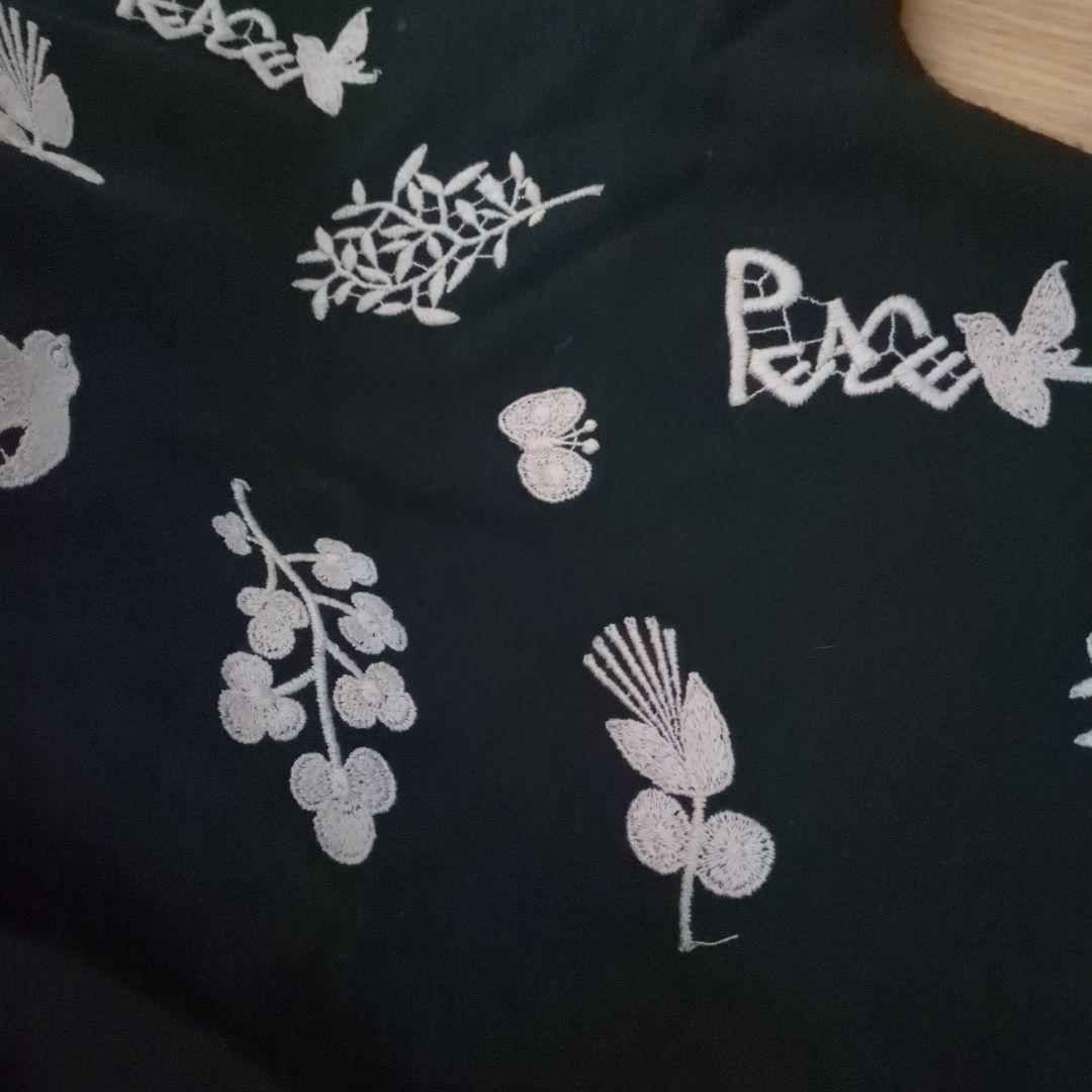 美品　ミナペルホネンforest paradeウールカットソー　トップス38