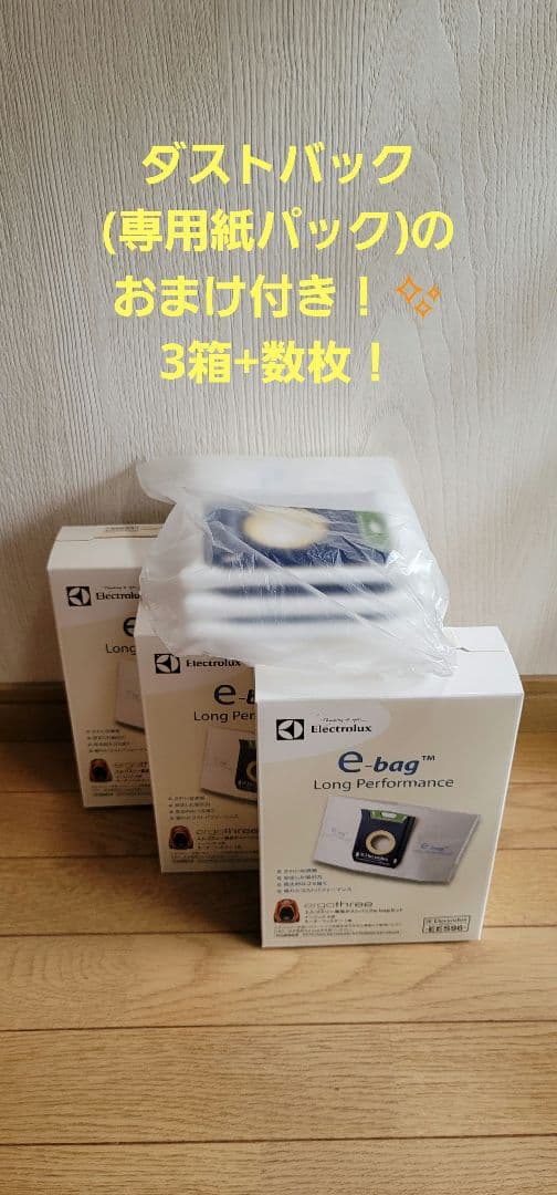 【貴重！✨】Electrolux エルゴスリーオート ！取扱説明書、紙パック付！