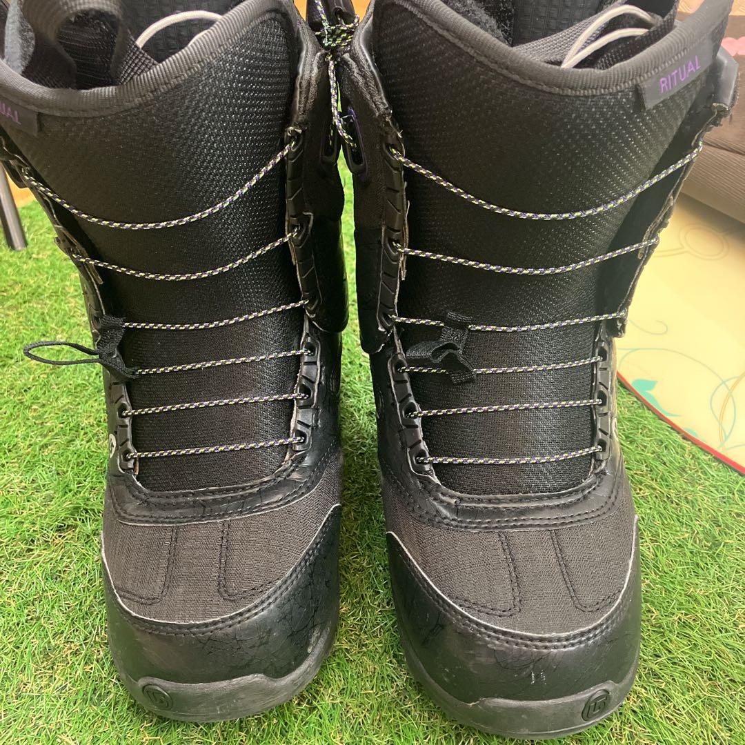 HEAD スノーボード セットkissmark バートン　23.5㎝　レディース