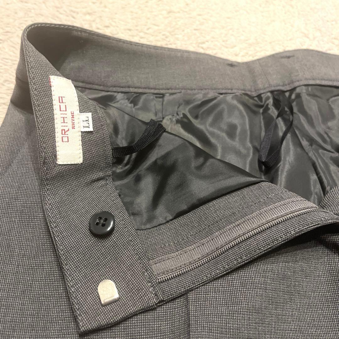 もつ様【新品未使用】ORIHICA グレー パンツスーツ 上下 セットアップ