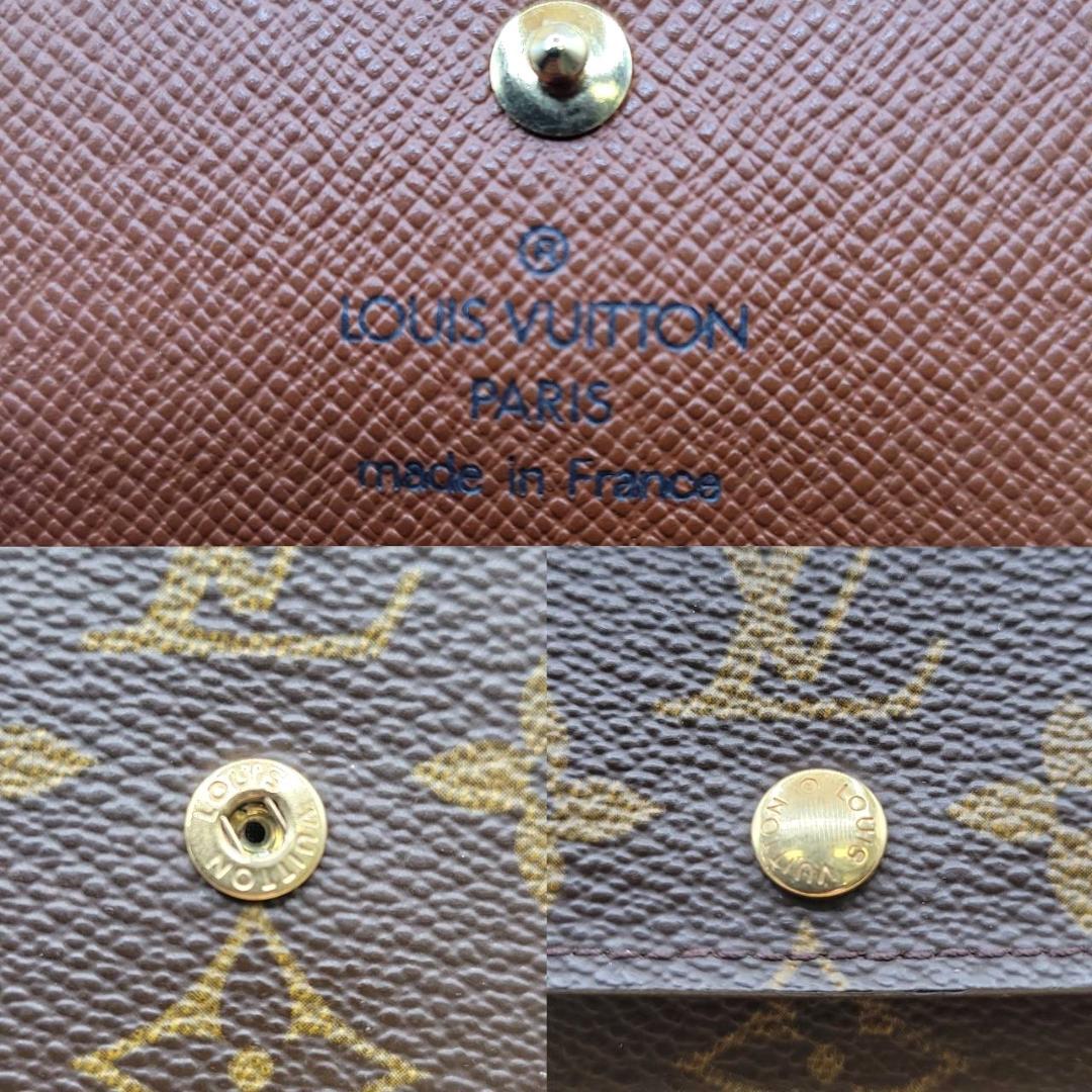 【美品】ルイヴィトン モノグラム ポルトモネ プラ ケース 小銭入れ