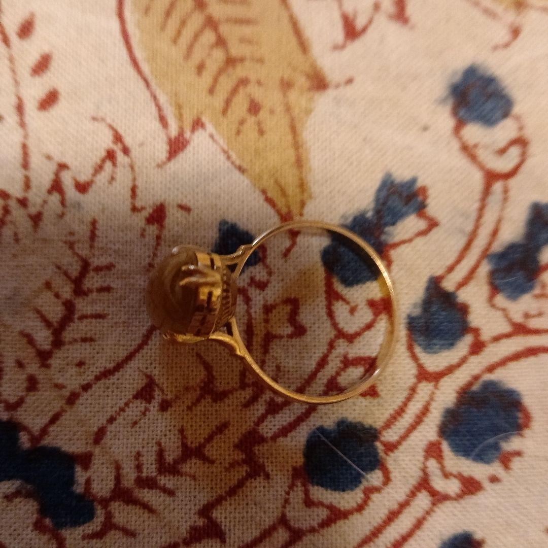 キャッツアイゴールドリング