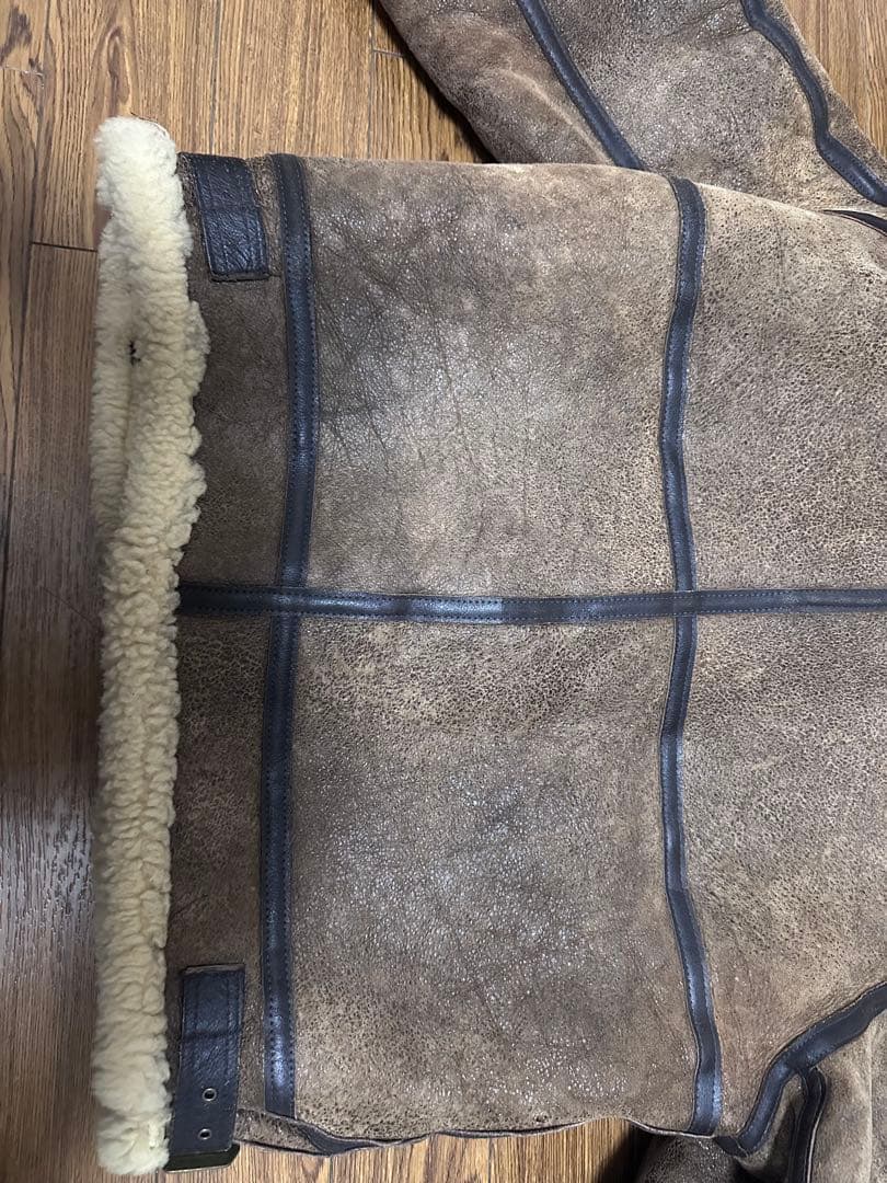 専用XL AVIREX B-3 リアルムートン フライトジャケット ボンバー