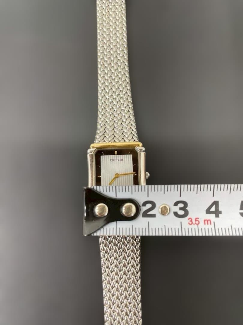 A◆SEIKOセイコー　クレドール　8420-6690　SS/K18YG　腕時計
