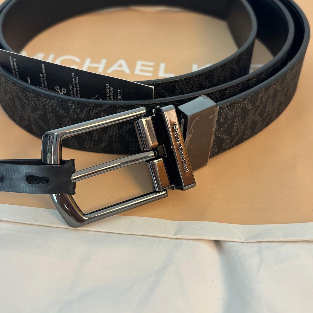 Michael Kors リバーシブルベルト 黒