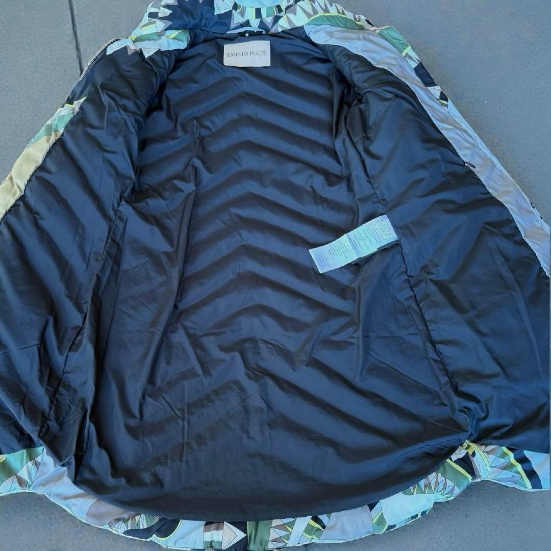 美品✨エミリオプッチ ダウンコート 希少カラー　総柄　ローマ製　38
