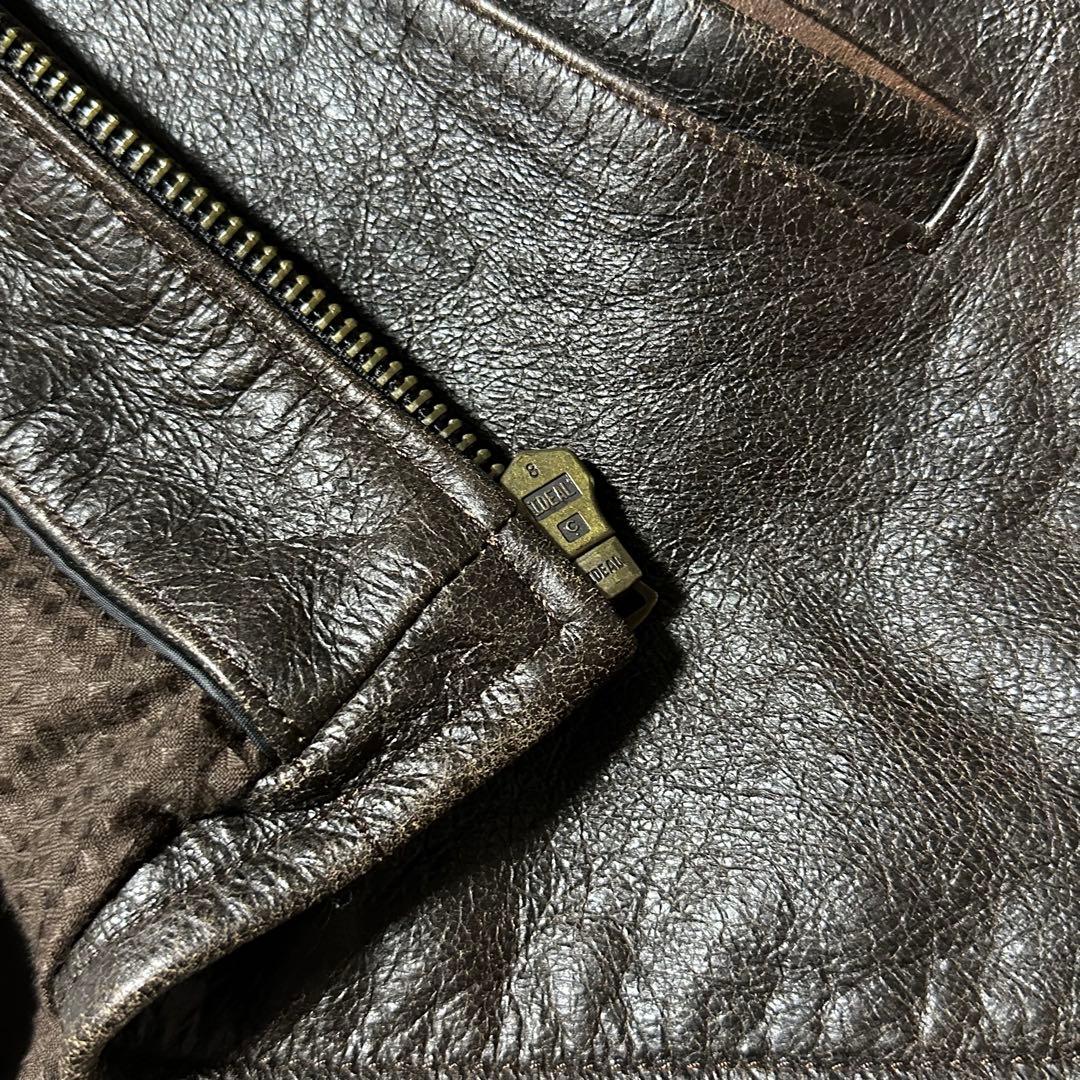 D*読様 curphey leather ダークブラウン レザージャケット 44