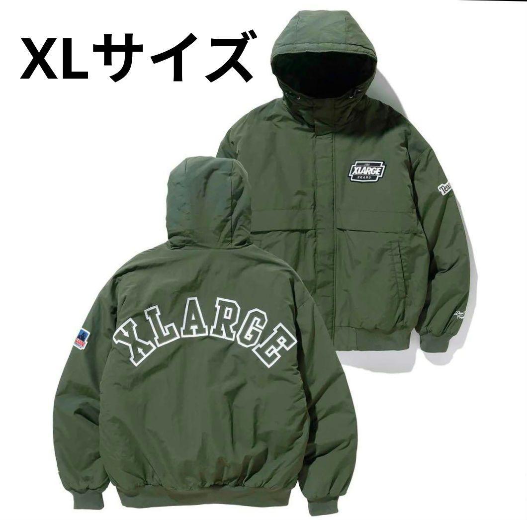 【希少XLサイズ】XLARGE エクストララージナイロンパファージャケット
