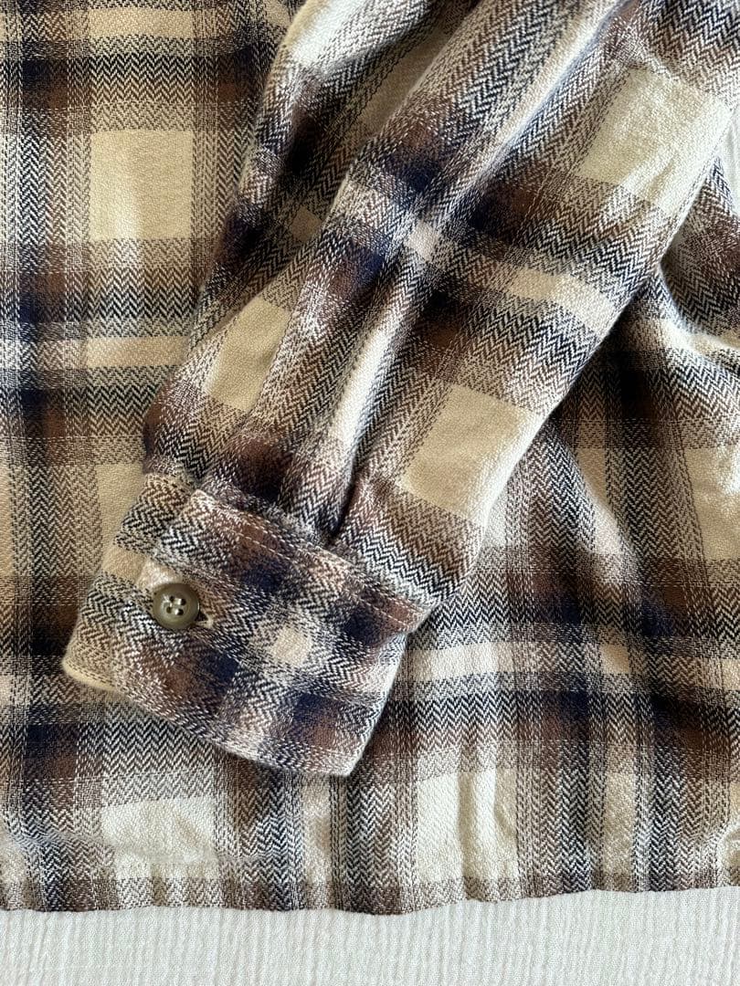 Daydream Ombre Check Flannel Shirt サイズM