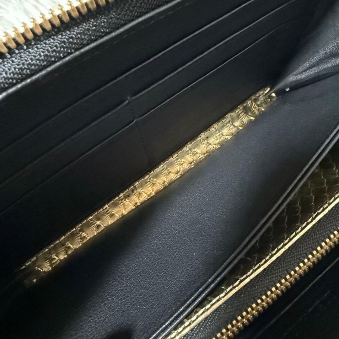 ⭐️美品⭐️　池田工芸　JRA クロコダイル　ポロサス　ゴールドパイソン　黒