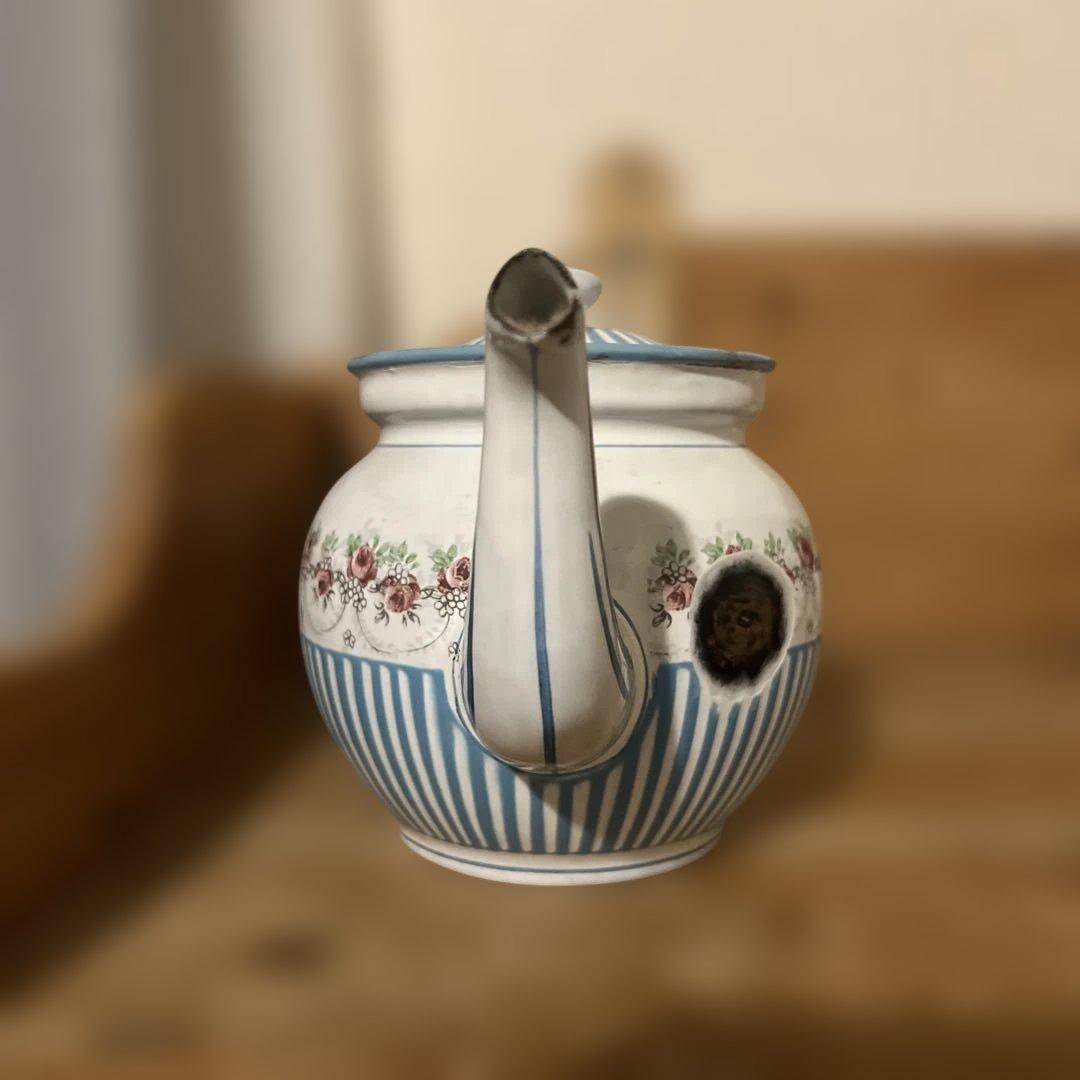 激レア　アンティーク　ローズガーランド　ティーポット