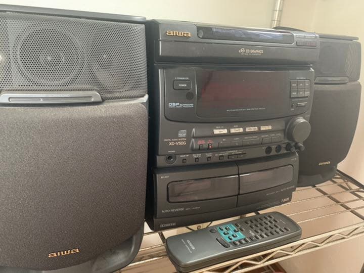 コンポ　CD テープ　ラジオ
