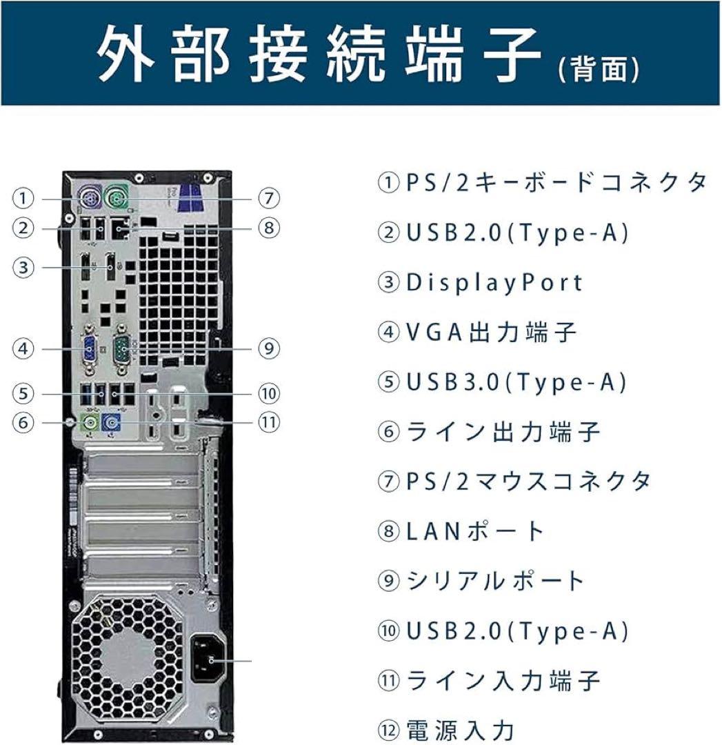 HP デスクトップPC DVD-RW付き