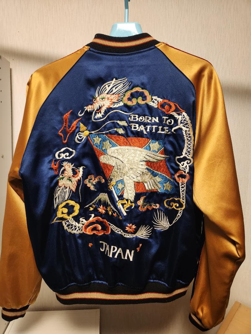 ミ*ズ様 テーラー東洋 リバーシブル スカジャン　M18247 M品番 テキサス