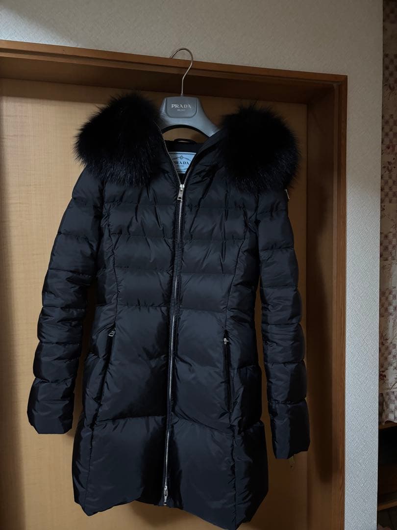 プラダフォックスファーダウンコート　36