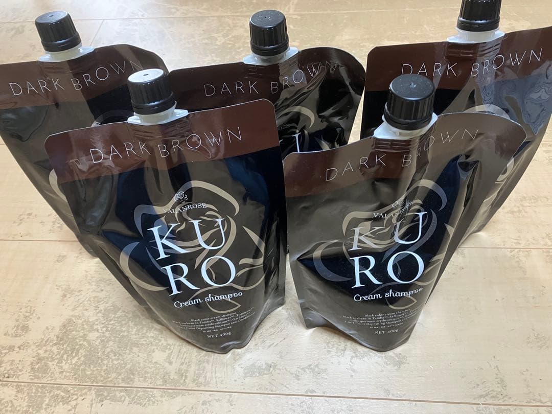 KURO クリームシャンプー ダークブラウン 5個セット
