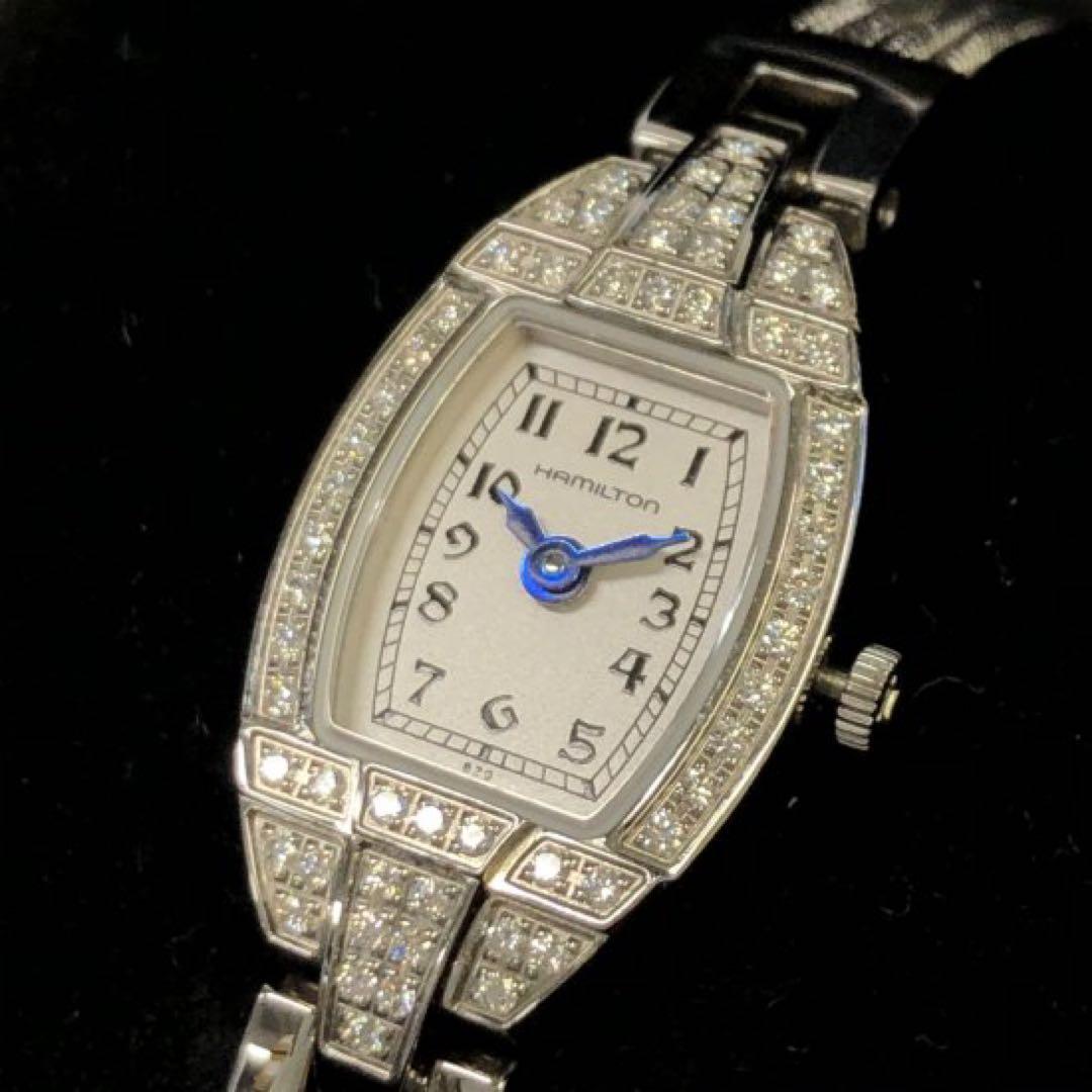 Hamilton アナログ腕時計 ダイヤモンド装飾