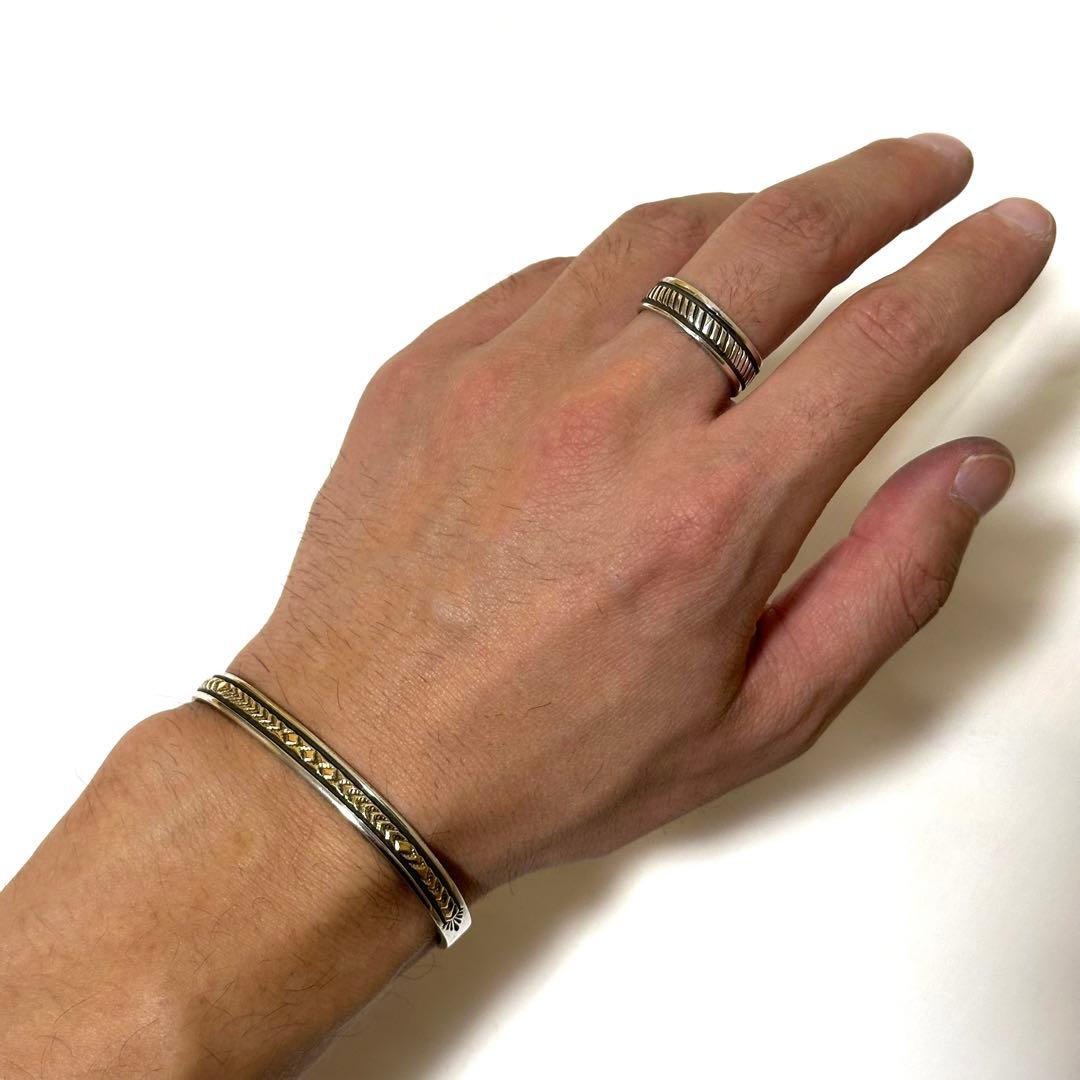 最終価格 ブルースモーガン リング 21号 7mm幅 シルバー