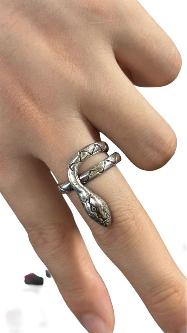 40s~70s MEXICO TAXCO スネーク ヴィンテージ シルバーリング