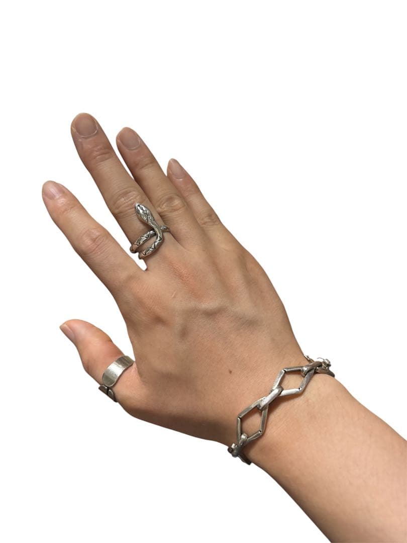 40s~70s MEXICO TAXCO スネーク ヴィンテージ シルバーリング