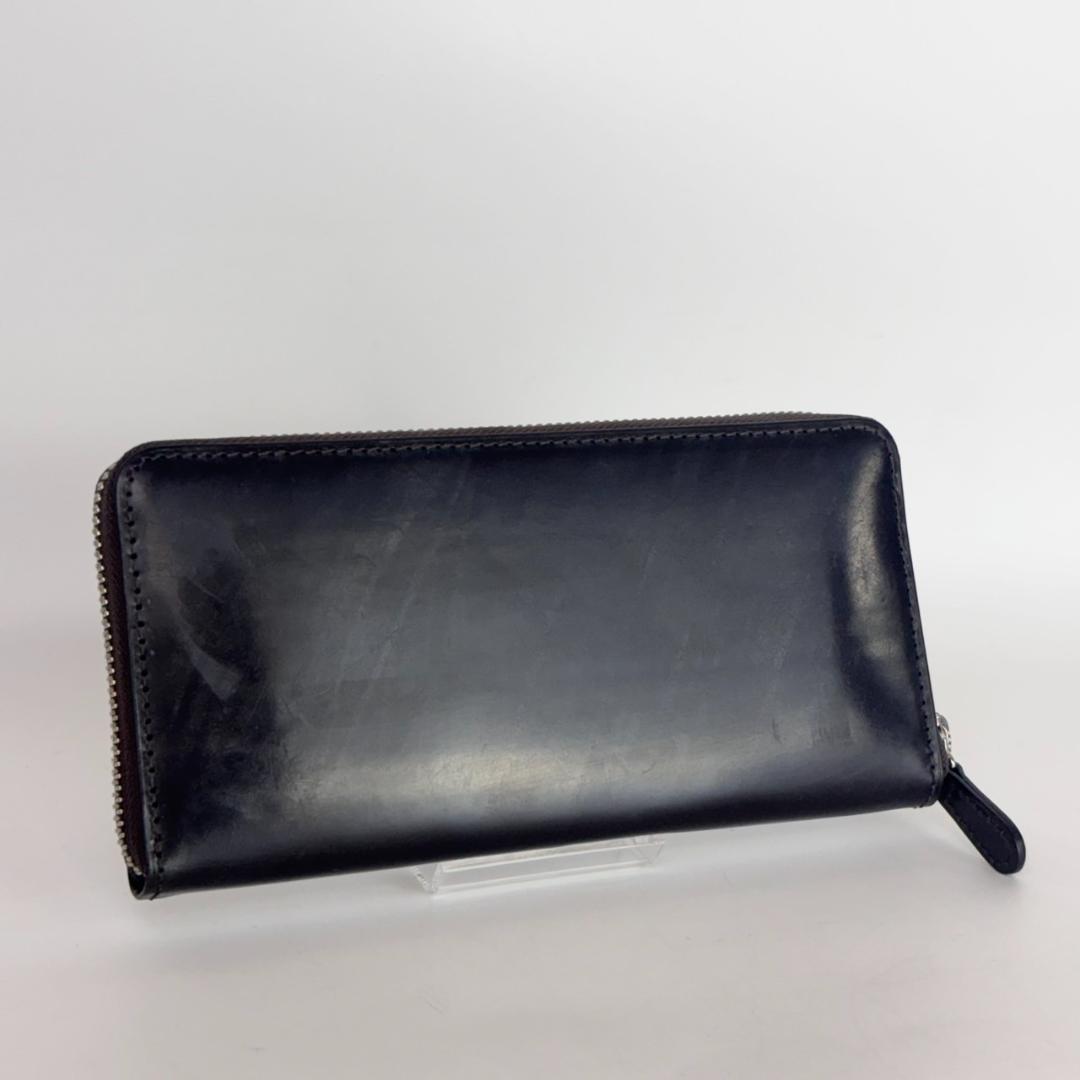 【未使用】 ポロラルフローレン ラウンドジップ 長財布 P-225BR