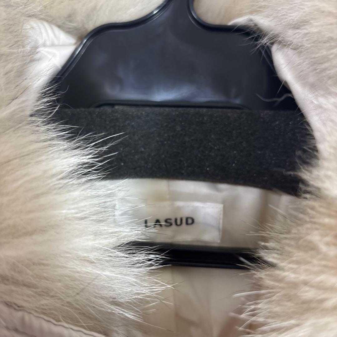 LASUD ボアコート　アイボリー未使用品　サイズ9号　定価34000円タグ無し
