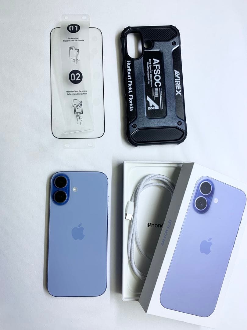 iPhone17 512GB ミストブルー 美品 バッテリー100% 付属品完備