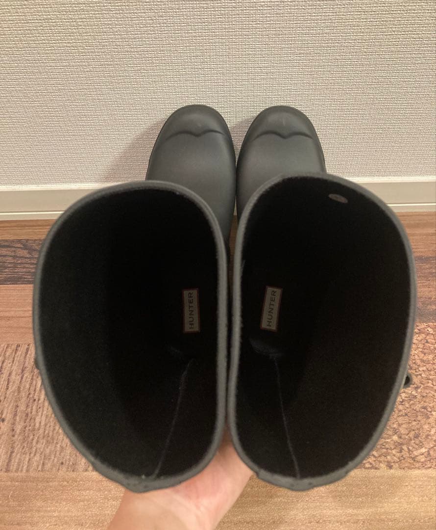 ★お取り置き★新品　HUNTER オリジナルツアーレインブーツ　黒