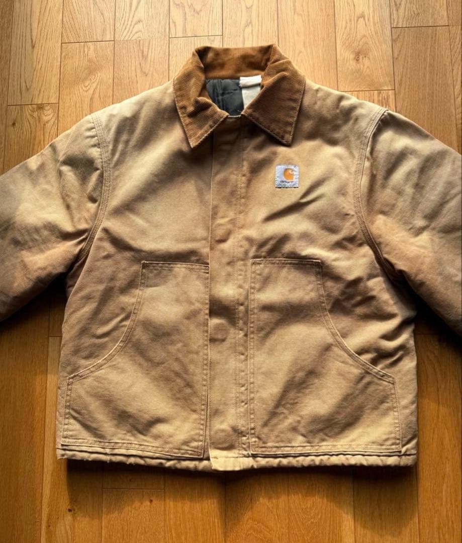 希少サイズ美品 短丈 carhartt トラディショナルジャケット