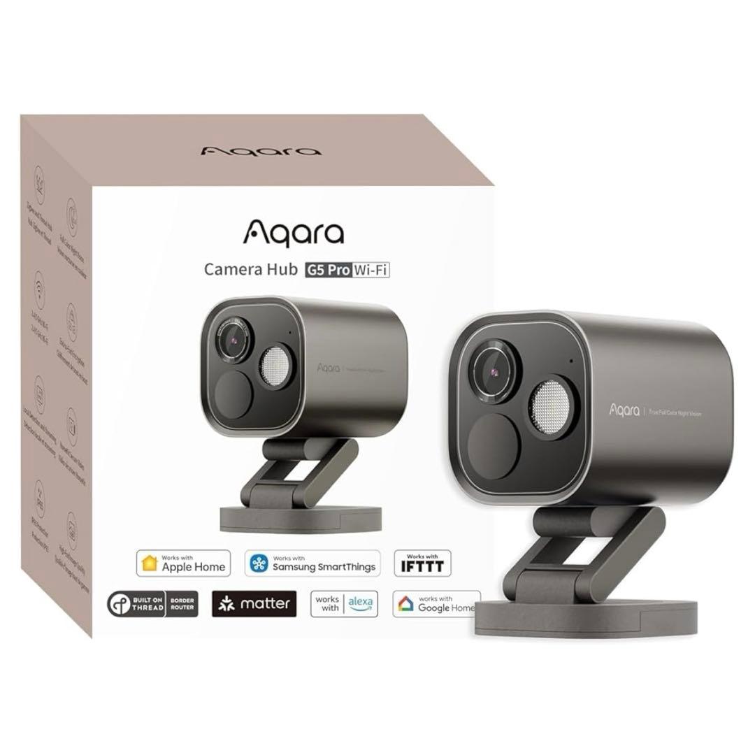 Aqara 防犯カメラ G5 Pro Wi-Fi 屋外屋内 玄関 見守り 防水