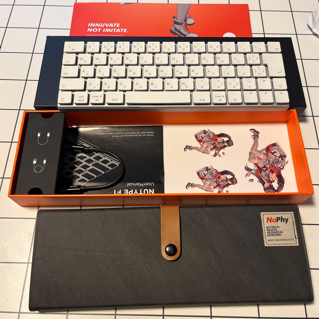 NuPhy NUTYPE F1 64 Keys 日本語配列キーボード 本体