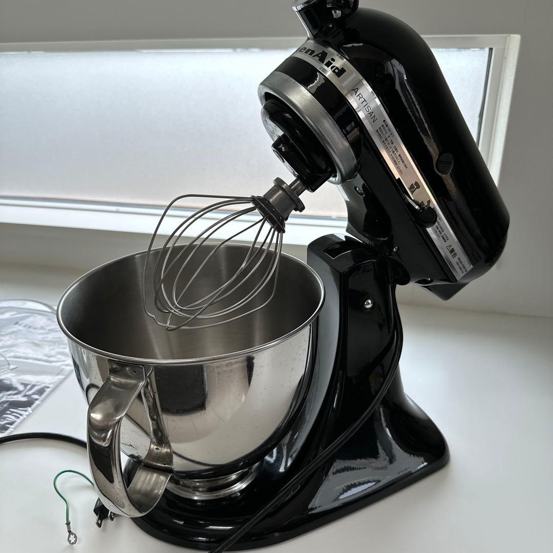 正規品KitchenAid スタンドミキサー KSM150OB黒