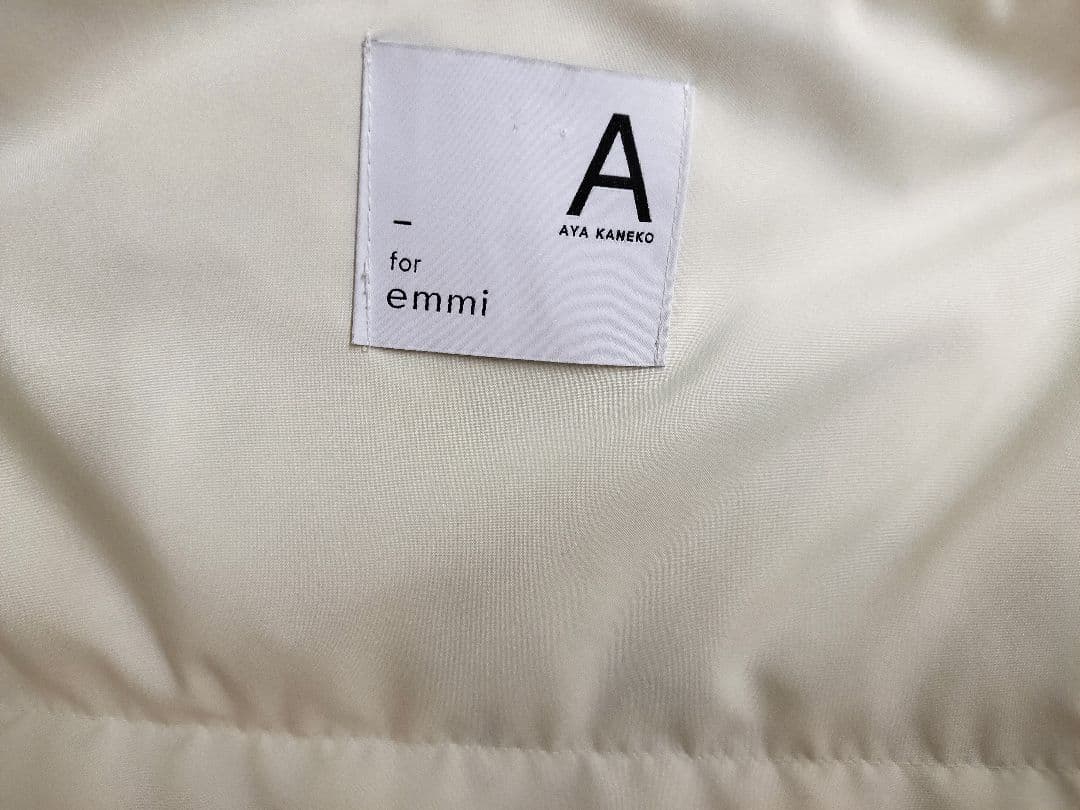 ねこばす☆emmi ダウンコート金子綾 AYA KANEKO 白 サイズ０