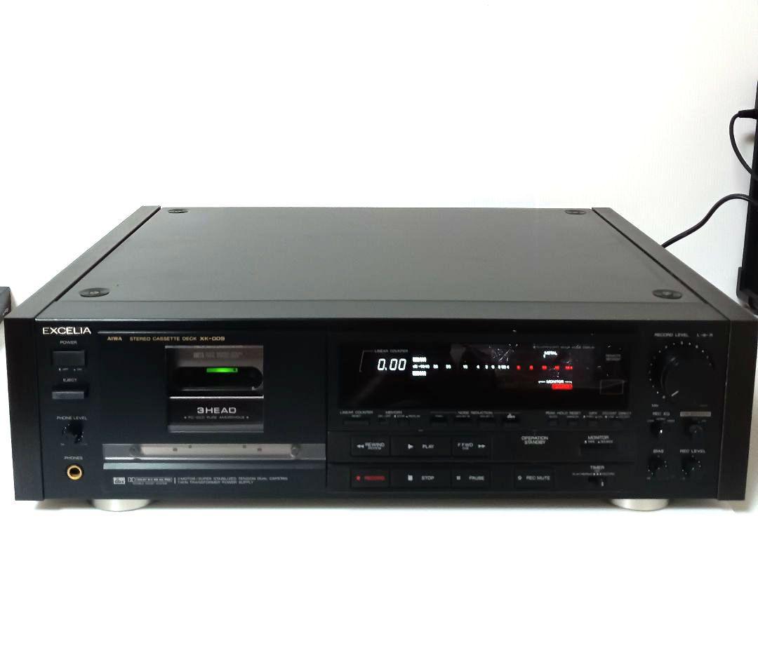 EXCELIA XK-009 3HEAD カセットデッキ AIWA 通電確認