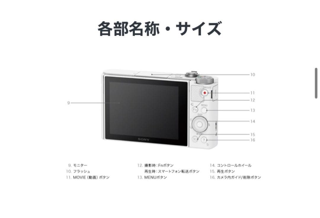 SONY DSC-WX500 コンパクトデジタルカメラ ブラック