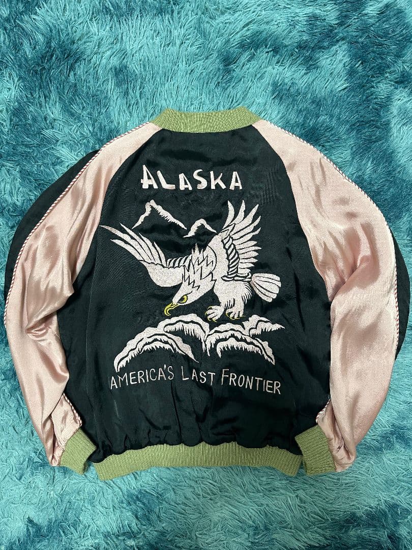 スカジャン　クローズ＆WORST　アラスカ　鷹　CROPPED　HEADS