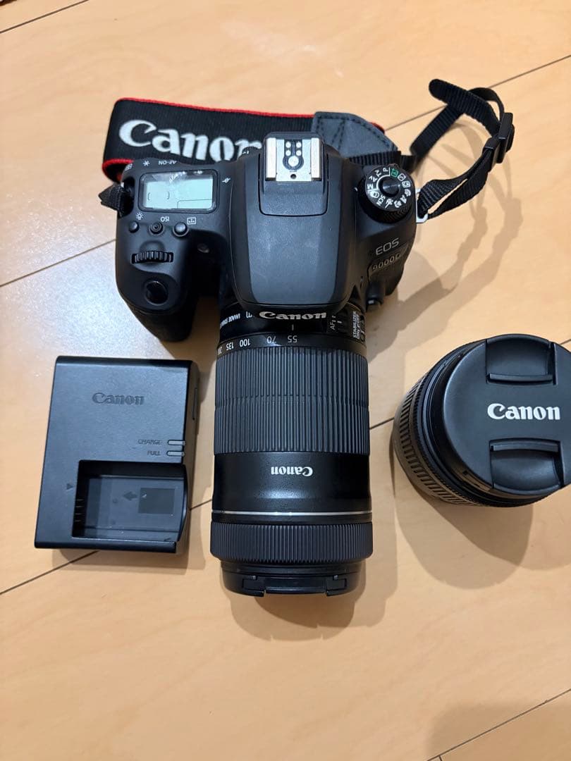 Canon EOS9000d デジタル一眼　予備バッテリー付き、今ならSD付き