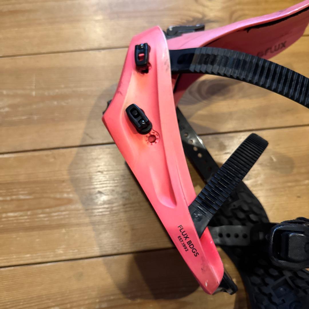 Flux スノーボードビンディング ピンク　S size